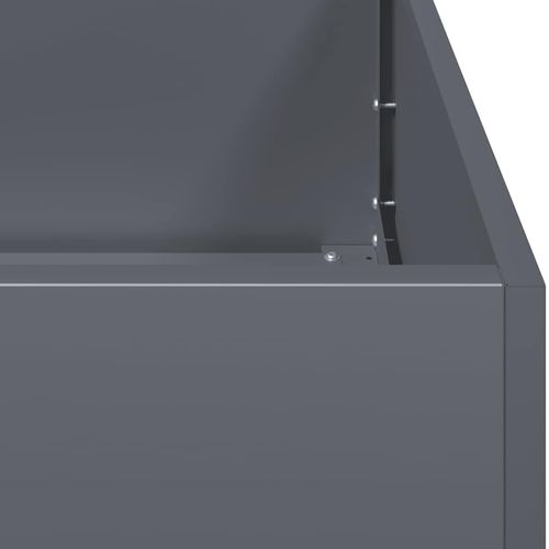 Doniczka Antracyt 100x100x80 cm Stal na Arena.pl