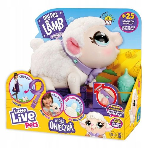 Moose Little Live Pets Owieczka Baranek Zwierzątko Interaktywne 26476 na Arena.pl