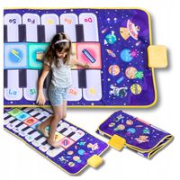 Mata muzyczna do tańca pianino dla dzieci taneczna interaktywna dźwięki