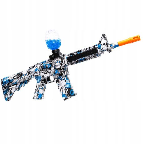 KARABIN AUTOMATCZNY PISTOLET NA KULKI ŻELOWE WODNE BEZPIECZNY DUŻY ZESTAW na Arena.pl