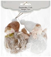 ZAWIESZKI DZIEWCZYNKA I CHŁOPIEC 2 SZT NEUTRALNE DPZS-054 DP CRAFT