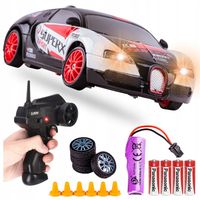 ZESTAW Samochód zdalnie STEROWANY DRIFT RC Auto na PILOTA do DRIFTU 4x4