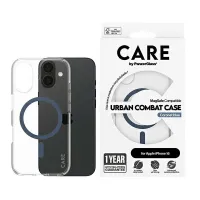 Etui CARE by PanzerGlass Flagship Case z MagSafe na iPhone 16 - niebieskie