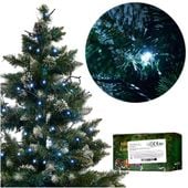 Lampki LED Łańcuch Świetlny Świąteczne Choinkowe 10m 100 LED Zimny Biały