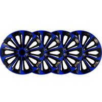 4x Kołpaki 15 NRM CZARNO NIEBIESKIE TUNING