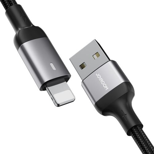 kabel przewód do iphone a10 series usb - lightning 2.4a 1.2m czarny na Arena.pl