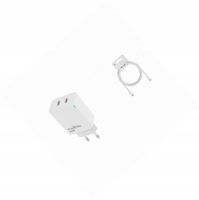 Ładowarka sieciowa GaN 45W dwa USB-C z kabelem do Oppo Reno 7 5G