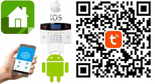 BEZPRZEWODOWY ALARM LCD GSM APP SYRENY POLSKI na Arena.pl