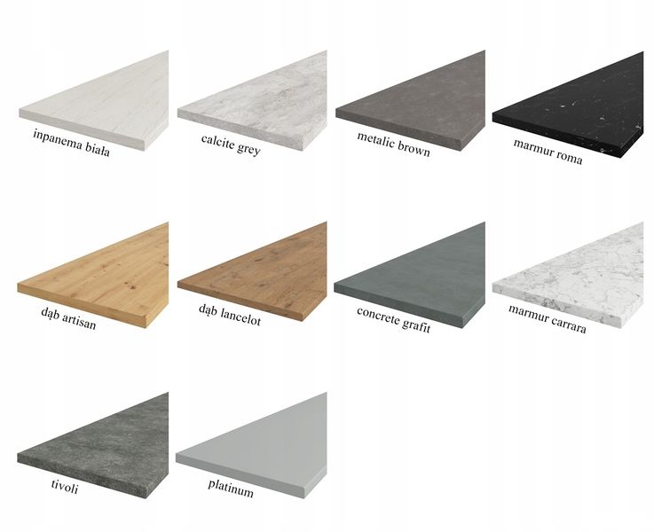 Meble kuchenne LARA biały połysk zdjęcie 3