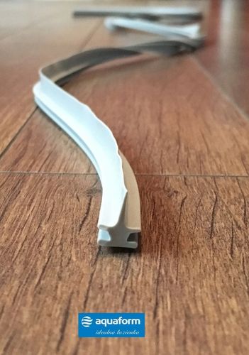 Uszczelka dolna parawanu nawannoweg AQUAFORM i KFA ARMATURA szara na Arena.pl