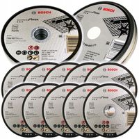 BOSCH TARCZA do cięcia metalu stali INOX 125/1mm 10 SZTUK + PUSZKA