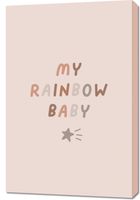 Obraz 60x90cm Wzory dla Dzieci, Dziewczynki Do Pokoju - Rainbow