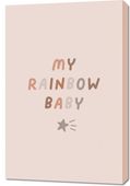 Obraz 60x90cm Wzory dla Dzieci, Dziewczynki Do Pokoju - Rainbow