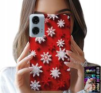 ETUI DO MOTOROLA G34 5G - PŁATKI ŚNIEGU, ŚNIEG, GWIAZDKI, ŚWIĘTA