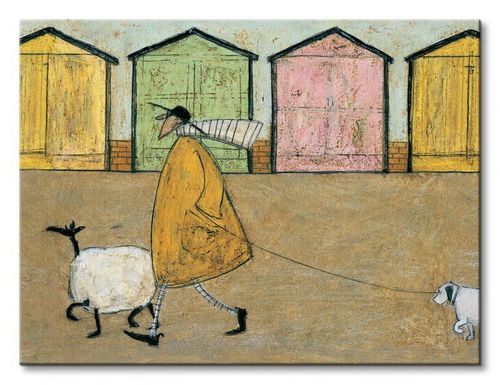 Sam Toft Along The Prom - Obraz na płótnie 40x30 cm na Arena.pl