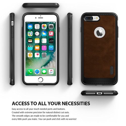 ETUI TPU RINGKE FLEX IPHONE 7 PLUS + SZKŁO na Arena.pl