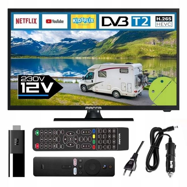 Telewizor 12V 24'' SMART ANDROID XIAOMI USB HDMI zdjęcie 8