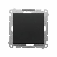 Simon GO Sterownik pojedynczy oświetleniowy SWITCH czarny mat TEW1W.01/149