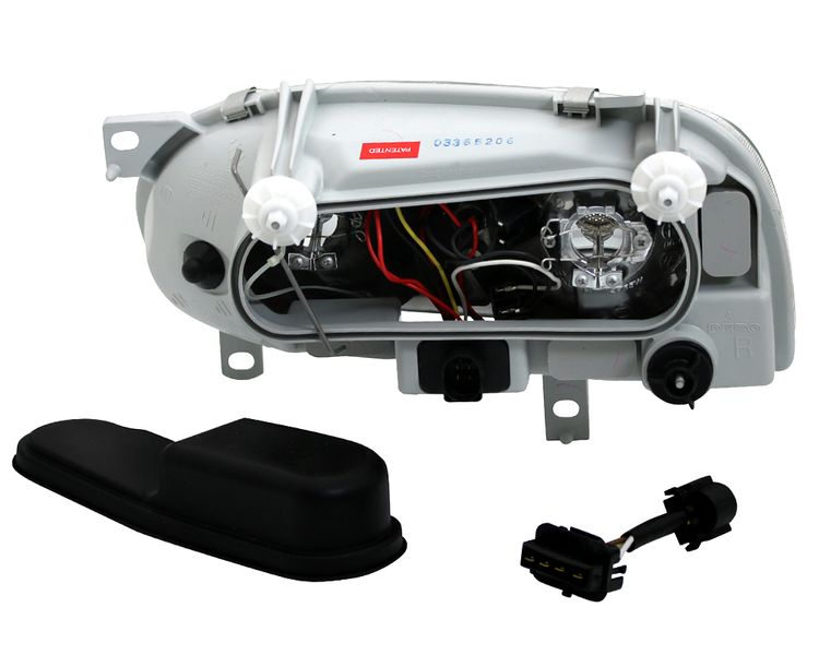 Lampy Reflektory GOLF III 3 RINGI Chrom zdjęcie 4