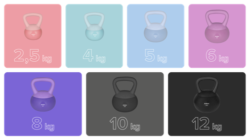 Soft Kettlebell 6kg  REBEL ACTIVE na Arena.pl