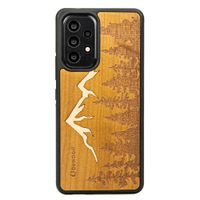 drewniane etui na samsung galaxy a33 5g góry imbuia
