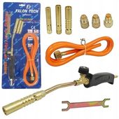 PALNIK GAZOWY DEKARSKI DO LUTOWANIA LUTOWNICA 3 DYSZE OKRĄGŁE WĄSKIE WĄŻ