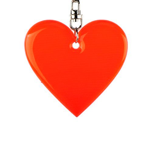Brelok odblaskowy UPOMINKARNIA Affection 10 szt Czerwony na Arena.pl