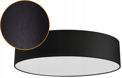 Stylowy nowoczesny plafon LIVO Ø 30 czarny na Arena.pl