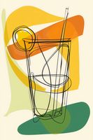 Plakat 40x60cm Koktajl Artystyczny