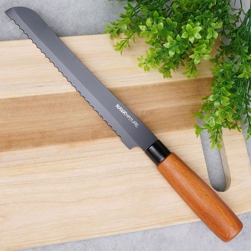 Nóż do chleba stalowy NATURE 32 cm na Arena.pl