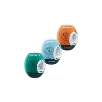 satisfyer egg trio crunchy/savage/naughty zestaw 3 sztuki z miękkim