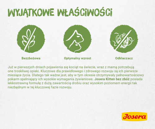 josera kitten grainfree 10kg na Arena.pl