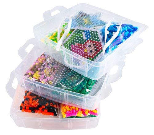 Koraliki Do Prasowania Zestaw 6000 Elementów Kreatywna Zabawa Dla Dzieci na Arena.pl