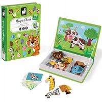 JANOD MAGNETIBOOK ZWIERZĘTA Układanka magnetyczna