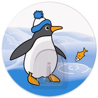 Haczyk samoprzylepny PENGUINIS TINO Tatkraft