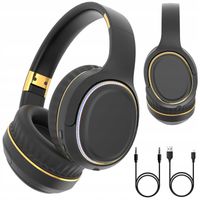 SŁUCHAWKI BEZPRZEWODOWE BLUETOOTH NAUSZNE MIKROFON