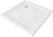MEXEN SLIM BRODZIK AKRYLOWY NISKI KWADRATOWY 90 x 90 cm + SYFON
