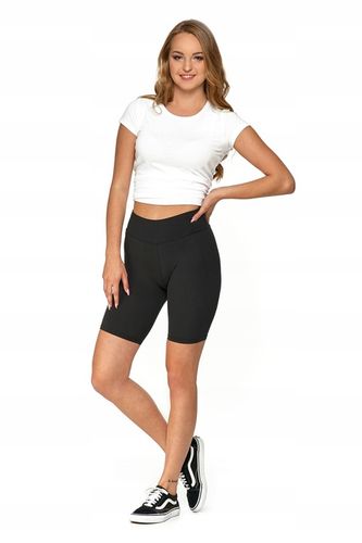 Kolarki Krótkie Legginsy Wysoki Stan Kryjące Wygodne Klasyczne MORAJ L/XL na Arena.pl