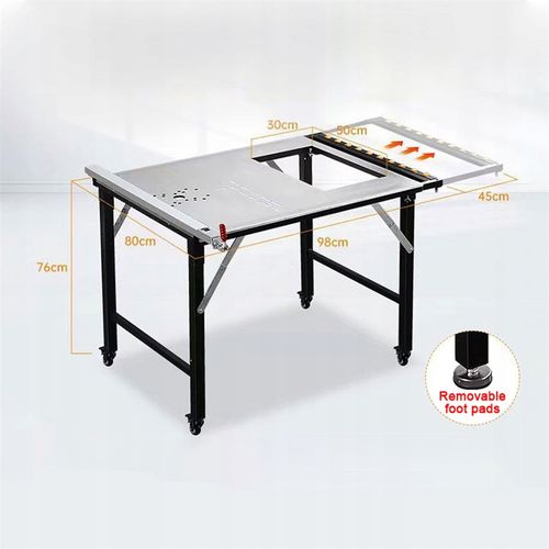 Piła stołowa z podcinakiem pilarka ze stolem przenośna mobilna formatowa na Arena.pl