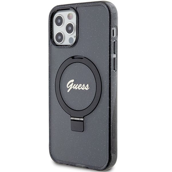 Etui Guess do iPhone 12, iPhone 12 Pro, Czarny, MagSafe zdjęcie 2