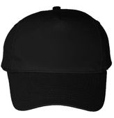 Czapka Bejsbolówka Z Daszkiem I Regulacją - Czarna