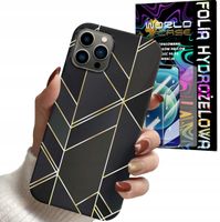 ETUI CASE DO IPHONE 16 PRO - MARMUREK GEOMETRYCZNE WZORY DLA KOBIEt + FOLIA