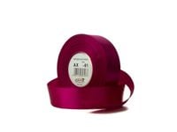 wstążka satynowa 4szt. bordo  12mm/32m | ax12-61