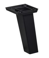 Nóżka meblowa Schwinn K441 12cm Rozstaw w mm - 48/52, Kolor pokrycia - Czarny