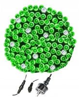 Lampki Choinkowe LED 500 Zielone + Flash 35m IP44 Wodoodporne Zewnętrzne