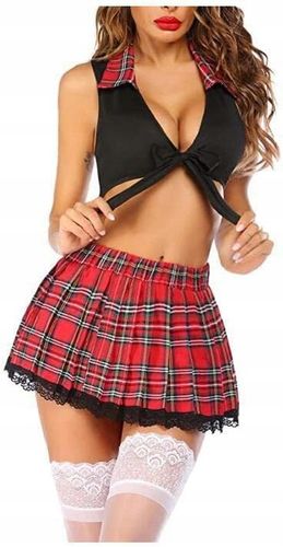 Bielizna Erotyczna Kostium Uczennicy Sex Strój Top na Arena.pl
