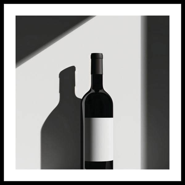 Plakat 40x40cm Butla Wina zdjęcie 3