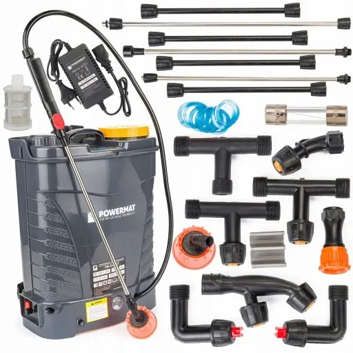 NOWOCZESNY OPRYSKIWACZ AKUMULATOROWY PLECAKOWY CIŚNIENIOWY PM-OA-16T zdjęcie 8