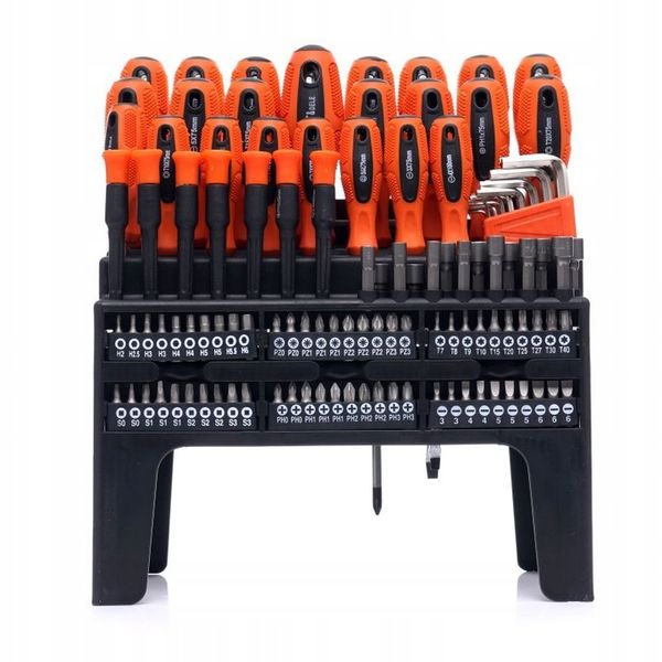 ZESTAW ŚRUBOKRĘTÓW I BITÓW STOJAK 122 ELEMENTÓW KD10958 zdjęcie 6