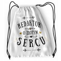Plecak Sportowy Szkolny Redaktora Worek Torba Z Nadrukiem Ze Zdjęciem